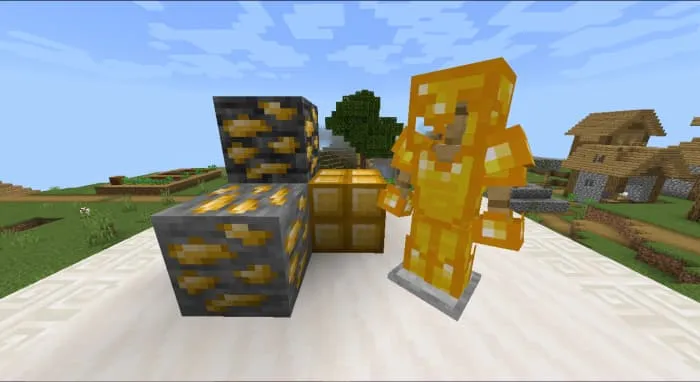 Топазовые доспехи и блоки