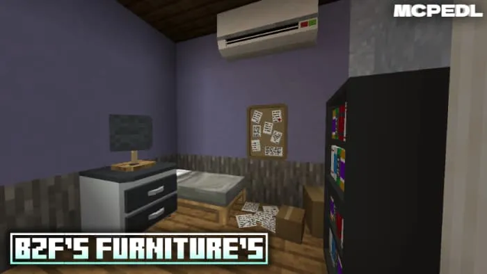 Спальня с другой мебелью: кровать, прикроватные тумбы и лампы