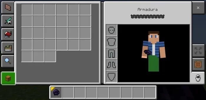 Обсидиановый череп в руке