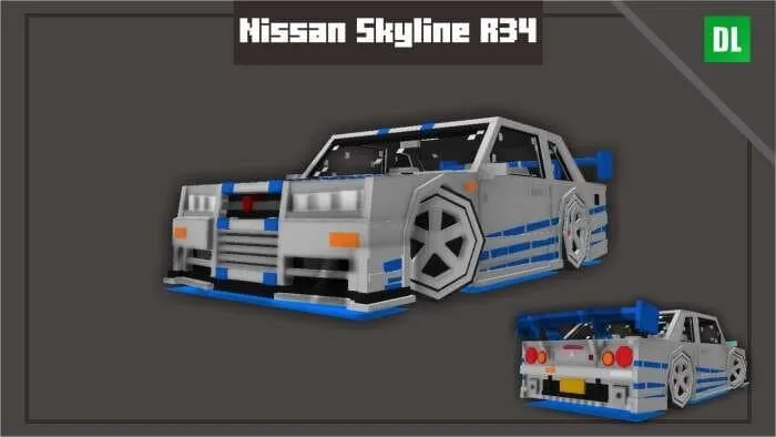 Nissan Skyline R34 в игре