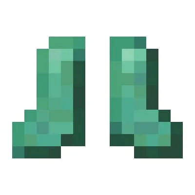 Полностью окисленные медные ботинки