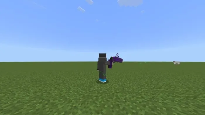 Фиолетовый пистолет