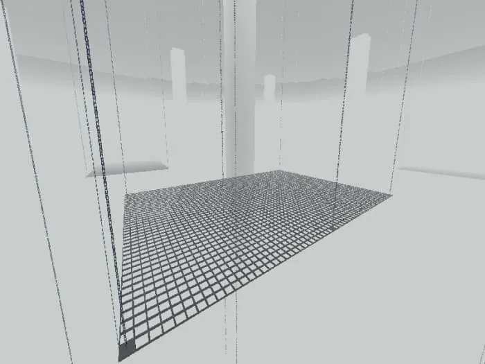 Вид потолка бесконечного магазина