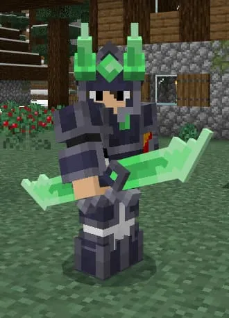 Двойной меч спектра в руке