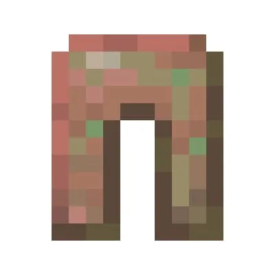 Менее окисленные медные поножи