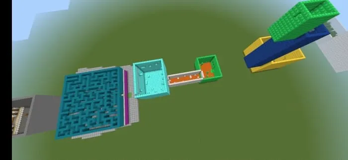 Паркур по драгоценным блокам