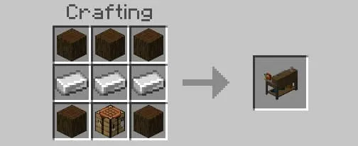 Крафт верстака с боеприпасами