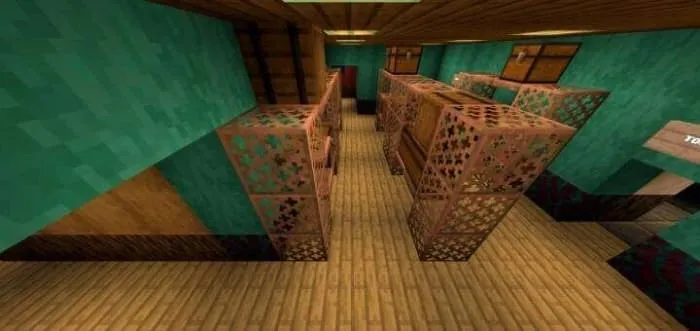 Маленькая комната с интерьером в хоррор-стиле