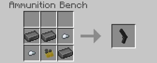 Крафт тёмно-серого пистолета