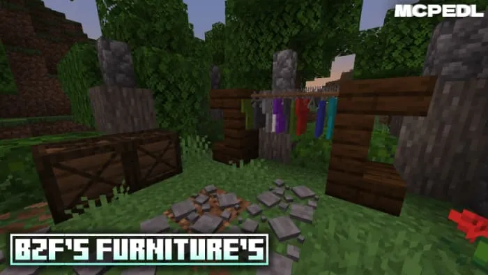 Двор с уличной мебелью и зоной отдыха