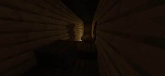 Коридор со слабым светом