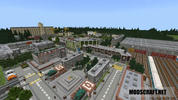 Вид на городские улицы Октябрьска