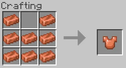 Крафт медного нагрудника