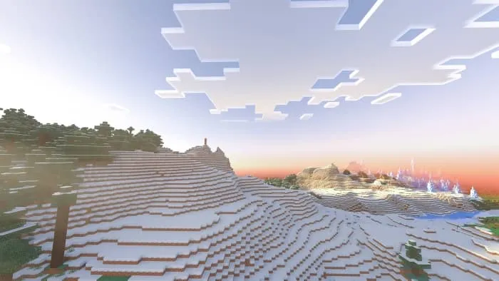 Снежные горы