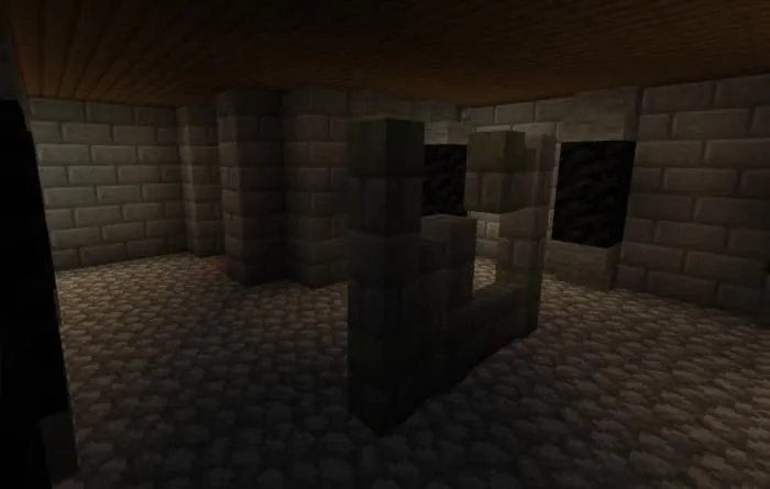 Коридор из кирпичей