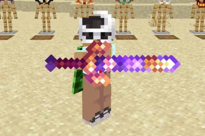 Длинный меч Амарита в руке