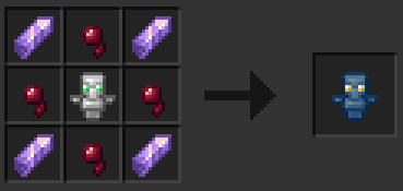 Получение темно-синего тотема в верстаке