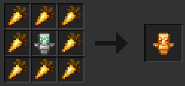 Получение тотема из золотой морковки