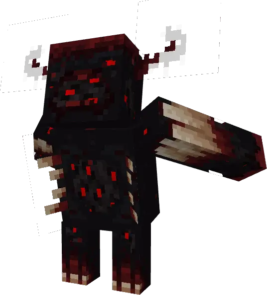 Мутировавший варден с красными вкраплениями