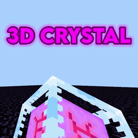 3D анимация Кристалла Края на обсидиане