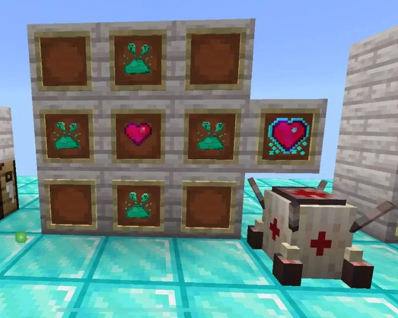 Крафт красного сердца душ