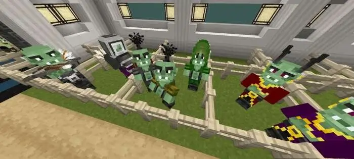 Вид на злобных монстров