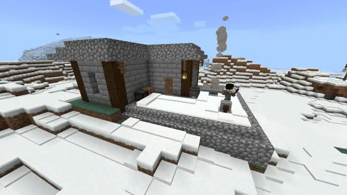 Кузница в снежном биоме