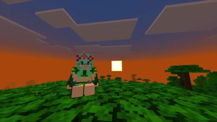 Девушка в джунглях