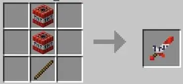 Крафт TNT меча