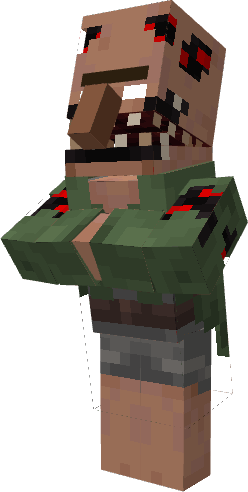 Жуткий житель с большим ртом