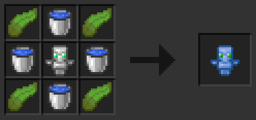 Подводный тотем синего цвета