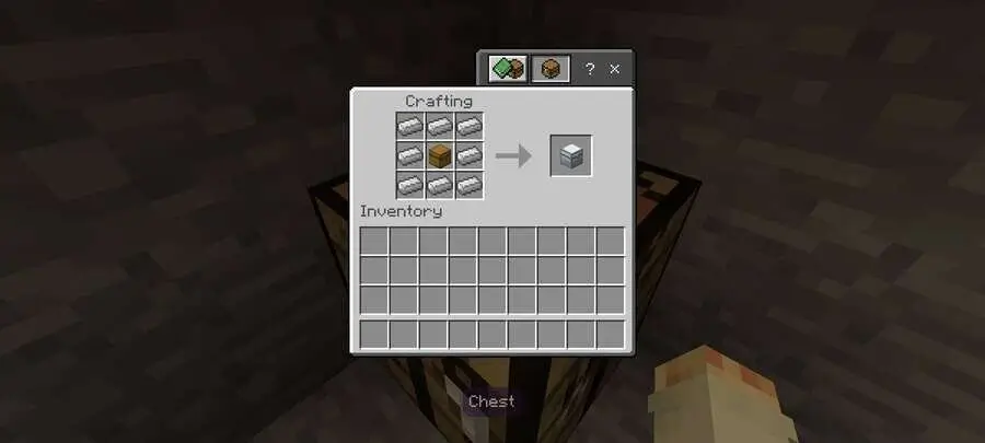 Крафт железного сундука