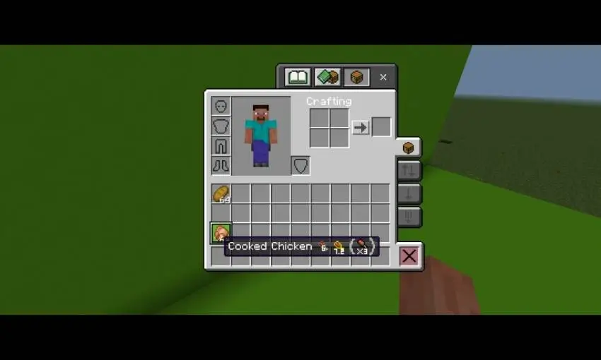 Информация о количестве насыщения жареной курицы