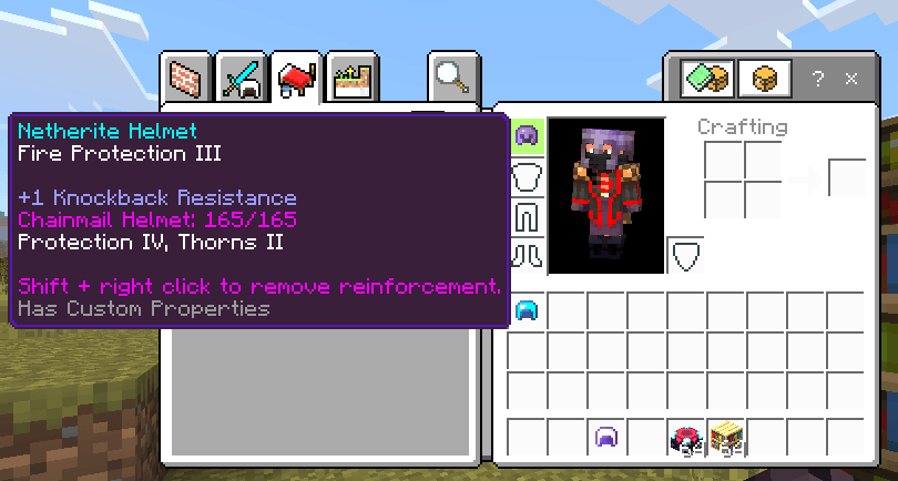 Улучшенный незеритовый шлем