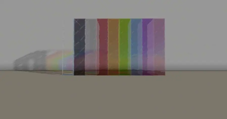 Цветные варианты стекла без граней