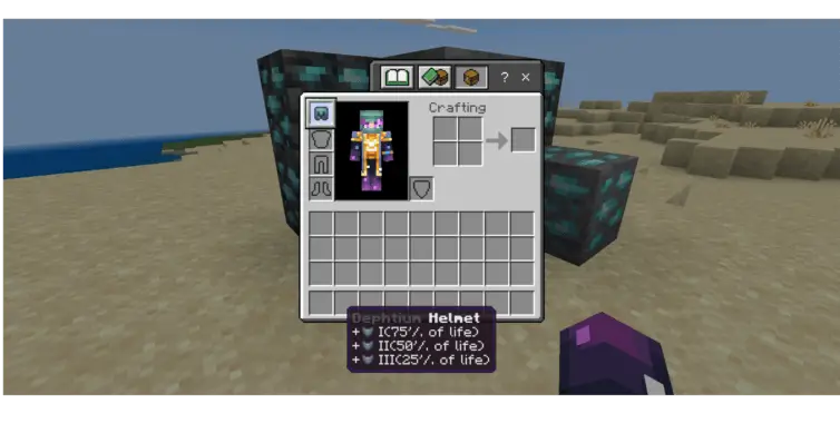 Новый зеленый шлем, надетый на игрока