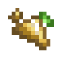 Фрагмент тотема с зеленым камнем