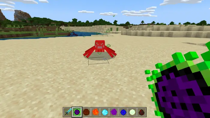 Тёмный шар в руке