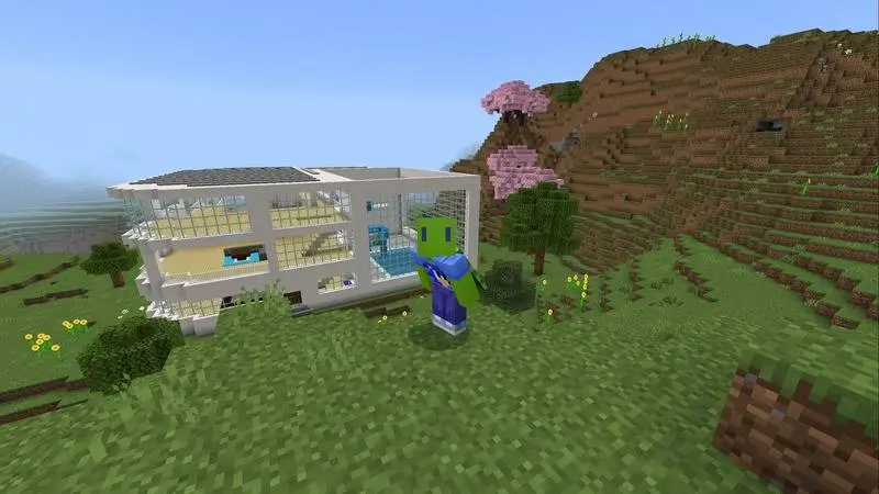 Игрок у особняка