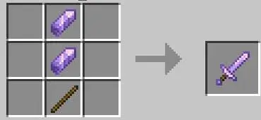 Крафт аметистового меча