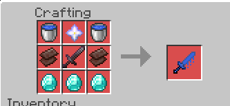 Крафт водного меча