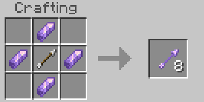 Крафт аметистовой стрелы