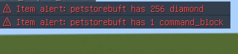 Уведомления в чате о некоторых нарушениях