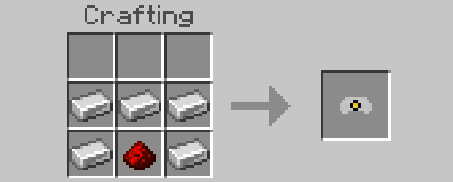 Крафт железного шахтерского шлема