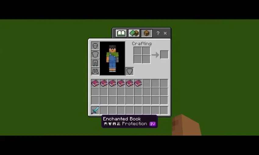 Информация о зачарованиях со значком брони