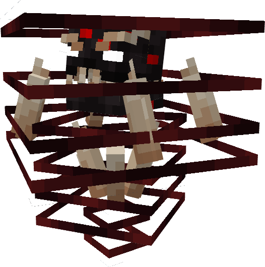 Черный Блейз с красными вкраплениями