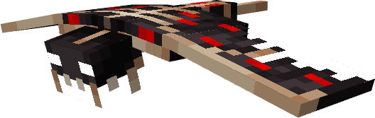 Черный фантом с острыми клыками