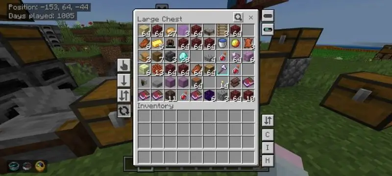 Новый вид интерфейса сундука