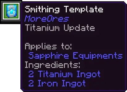 Описание шаблона титана