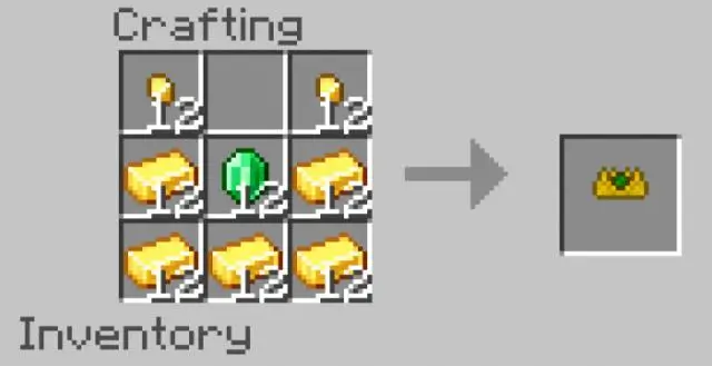 Крафт короны сельчанина